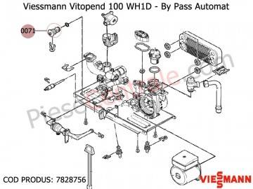 Poza  By Pass automat centrale termice Viessmann Vitopend 100 WH1D, Vitodens 100 WB1B