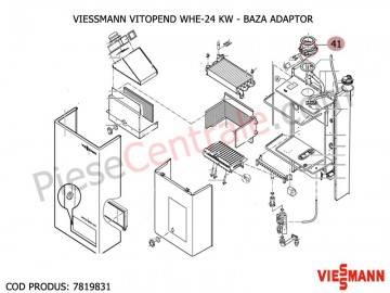 Poza Baza adaptor centrala termica Viessmann Vitopend WHE