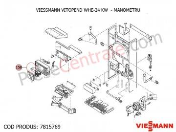 Poza Manometru centrala termica Viessmann Vitopend WHE
