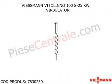 Poza Virbulator centrala pe lemne Viessmann Vitoligno 100 S 25 kw