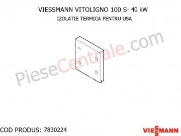 Poza Izolatie termica pentru usa centrala pe lemne Viessmann Vitoligno 100 S 30 kw si 40 kw