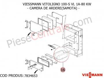 Poza Samota camera ardere centrala pe lemne Viessmann Vitoligno 100 S VL 1A-80 KW