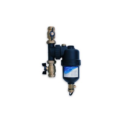 Poza Filtru anti-magnetita Salus MD22S MAG Defender cu robineti de 22mm si lichid inhibitor cadou. Poza 8846