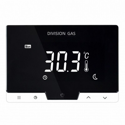 Poza Termostat ambiental programabil cu control vocal ALEXA, prin internet Division Gas DG19 WI-FI NEGRU. Poza 9043