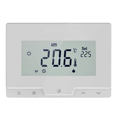 Poza Termostat ambiental programabil cu control vocal ALEXA, prin internet Division Gas DG19 WI-FI ALB. Poza 9049
