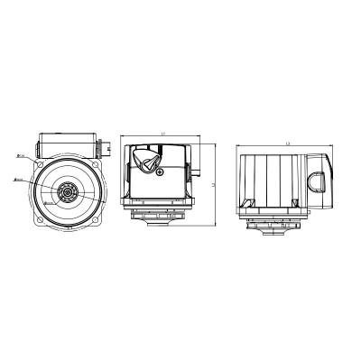 Poza Motor pompa Duca BPS-W 15-60, 3 trepte de putere, inlocuitoare pentru Wilo. Poza 9097